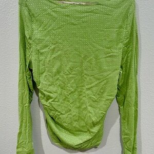 Studded lime under shirt